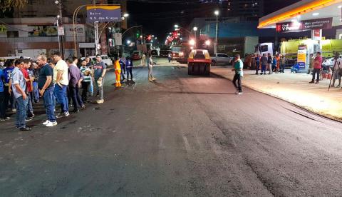 Obra na rua Pará é concluída e tráfego na via está liberado
