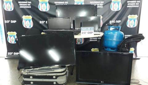 'Diabo Loiro' é preso suspeito de furtar faculdade e residências em Manaus