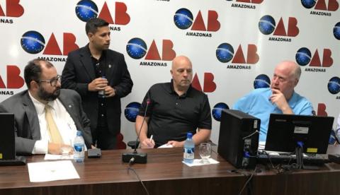 OAB aponta deficiências do sistema prisional do Amazonas para equipe de Giuliani Security