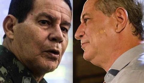 Ciro Gomes e general Mourão chegam a Manaus nesta sexta-feira 