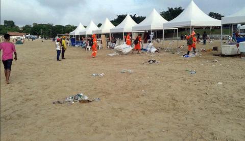 Agentes de limpeza e catadores de recicláveis atuarão nas festas de Réveillon