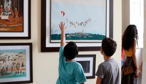 Crianças do Lar Janell Doyle participam do projeto ‘Uma Tarde no Museu’