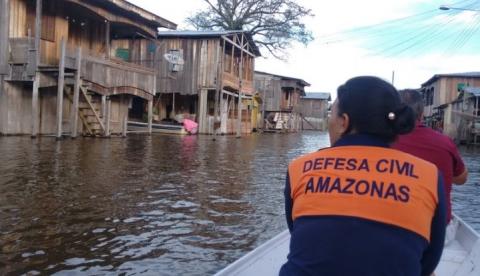 Defesa Civil declara ‘Estado de Atenção’ em 12 municípios do Amazonas