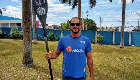 Amazonense está entre os três melhores atletas de SUP do Brasil