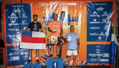 Amazonense é vice-campeão em circuito brasileiro de SUP
