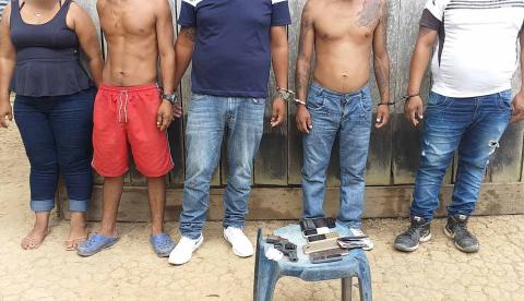 Grupo suspeito de fazer assaltos na Colômbia é preso em casa no Amazonas
