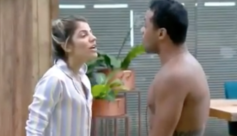 Phellipe beija Hariany à força durante briga na 'A Fazenda' e internautas pedem expulsão