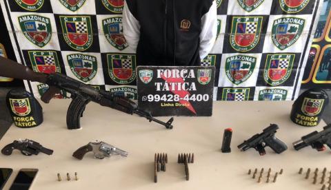 Suspeito de guardar armamentos para criminosos no Monte Horebe é preso em Manaus