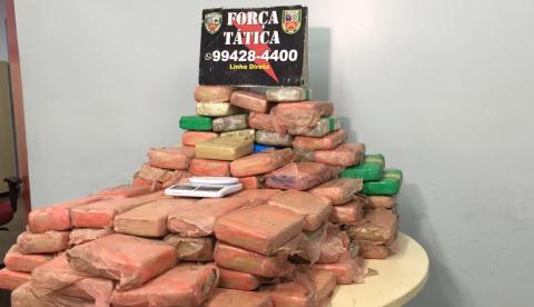 Polícia encontra depósito com mais de 100 kg de drogas em Manaus