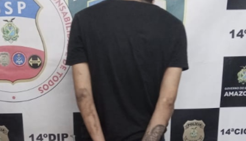 'Chico do bagulho’ é preso após se esconder da polícia em área de mata em Manaus