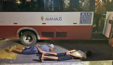 Batalhão de trânsito frustra planos de suspeitos de assalto em ônibus de Manaus