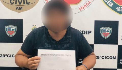 Homem condenado a 20 anos por estuprar crianças é preso em área vermelha de Manaus