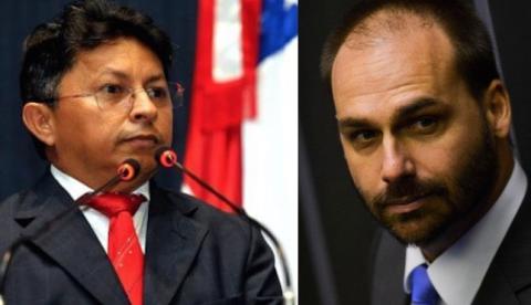 Sinésio Campos diz que Eduardo Bolsonaro e família desprezam a democracia 