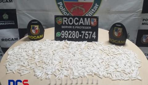 Casal é detido suspeito de traficar drogas em Manaus