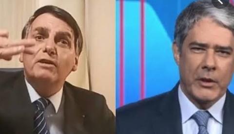 Bolsonaro diz que William Bonner sonega imposto e revela salário do apresentador