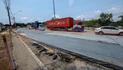 Recuperação da bola da Suframa está com mais de 50% dos trabalhos concluídos