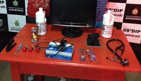 Dupla suspeita de furtar UBS é presa no Amazonas