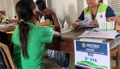 Comunidades indígenas recebem ação para emissão de documentos no Amazonas 