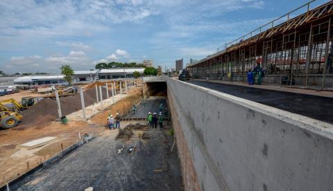 Em Manaus, anel viário da Constantino Nery entra em nova fase de construção