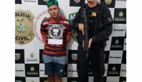 No Amazonas, suspeito de matar homem com 12 facadas é preso e confessa crime