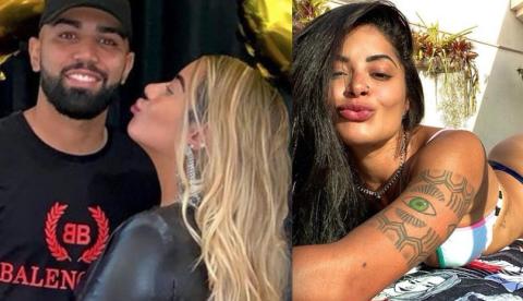 Gabigol teria traído Rafaella Santos com Aline Riscado durante comemorações do Fla