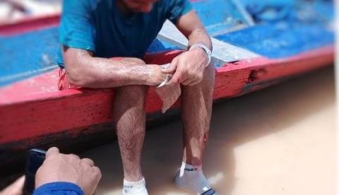 Suspeito de roubo se joga no rio para escapar de linchamento no Amazonas