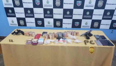 Com armas e drogas, 20 suspeitos de integrar facção são presos no Amazonas
