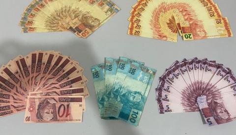 Em Manaus, jovem é preso com cerca de R$ 1,6 mil em notas falsas