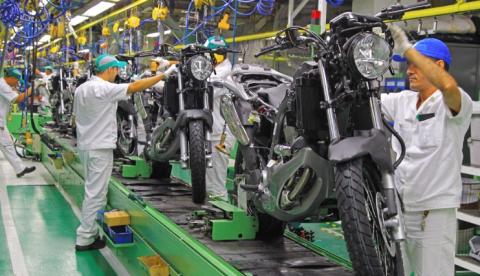 Produção de motocicletas tem aumento de 6,6% no Polo Industrial de Manaus 