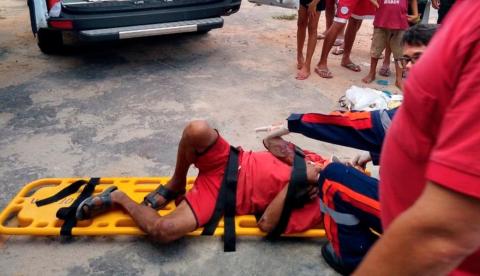 Em Manaus, morador de rua morre ao ser atropelado por caminhão enquanto dormia