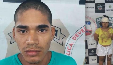 Dupla é presa suspeita de assaltar ônibus 650 no Centro de Manaus 