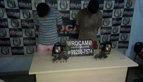 Em Manaus, dupla é presa com armas após denúncia de confronto entre facções