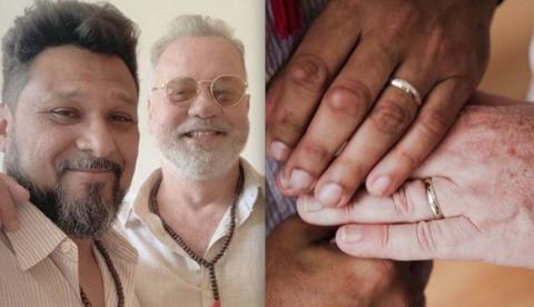 Aos 70, Luiz Fernando Guimarães se casa com empresário após 23 anos juntos