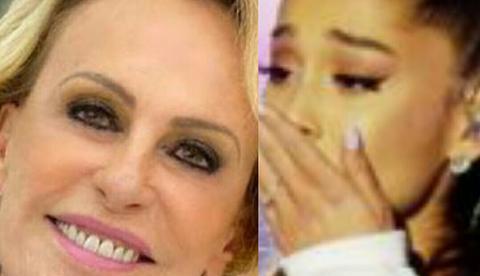 Ana Maria Braga erra nome de Ariana Grande e web não perdoa: 'Não existe'