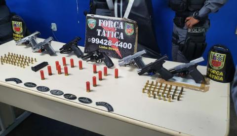 Em Manaus, 4 criminosos são mortos enquanto se preparavam para atacar facção rival