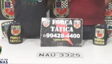Dupla suspeita de roubar veículo é presa em Manaus