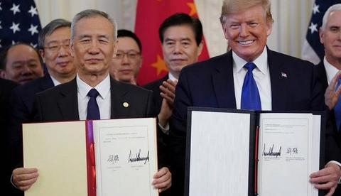 EUA e China assinam 'fase 1' de acordo que pode pôr fim à guerra comercial