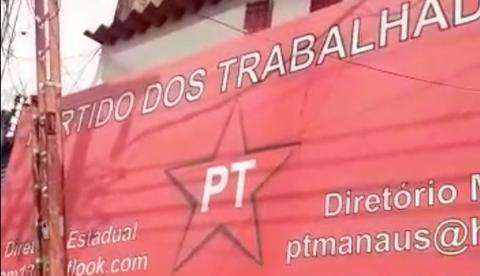 Diretório do PT é flagrado furtando energia em Manaus