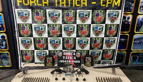 Trio é preso suspeito de tentar ataques à facção rival em Manaus