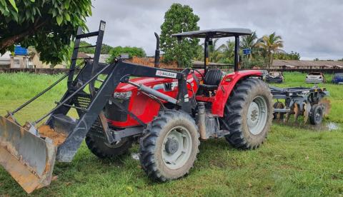 Grupo que roubou trator de associação agrícola no Amazonas é preso a caminho do Pará