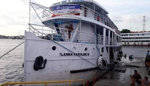 Naufrágio do Navio Anna Karoline no rio Amazonas tem 18 mortos