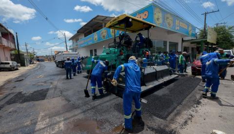 Mais de 50 vias de Manaus serão recuperadas na 5ª etapa do Requalifica 