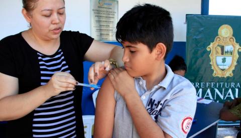 Vacinação contra o sarampo será intensificada neste sábado em Manaus 