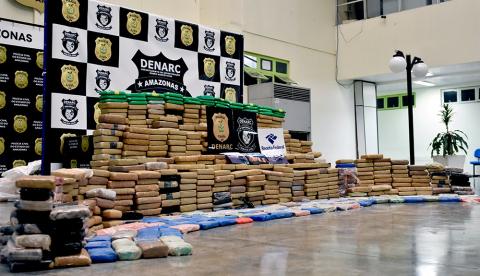 Apreensão de entorpecentes em Manaus ultrapassa duas toneladas em 2020   