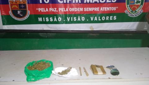 Homem que vendia drogas em motocicleta é preso no Amazonas 