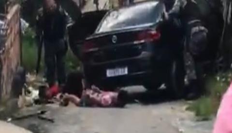 Vídeo mostra assaltantes sendo capturados após sequestro de motorista de app em Manaus 