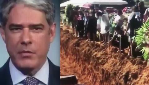 Jornal Nacional destaca caos funerário e hospitalar em Manaus 