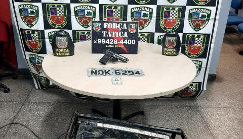 Suspeitos são presos após roubarem carro de concessionária de água em Manaus