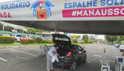Manaus Solidária faz arrecadação de doações na zona Oeste