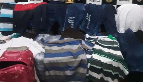 Jovem é preso após furtar loja de roupas no Amazonas 
